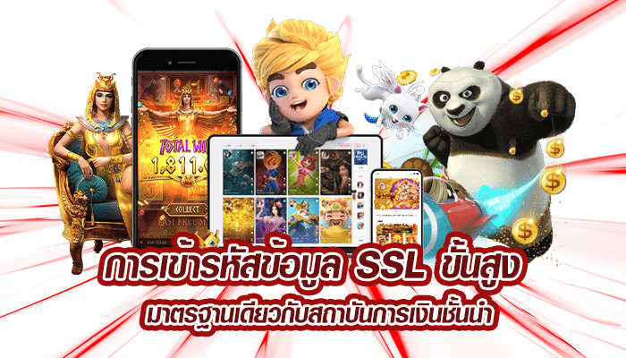 การเข้ารหัสข้อมูล SSL ขั้นสูง มาตรฐานเดียวกับสถาบันการเงินชั้นนำ